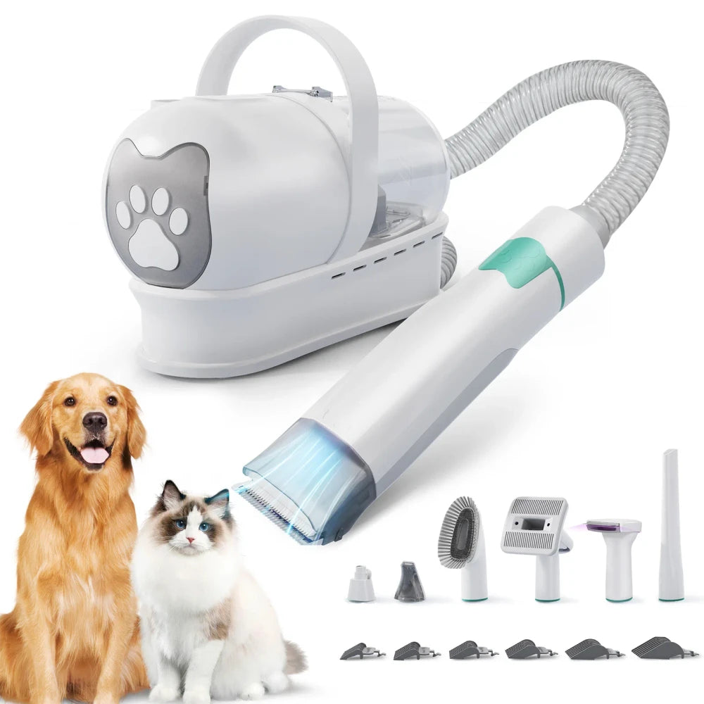 Aspiradora y Set de Cuidado para Mascotas
