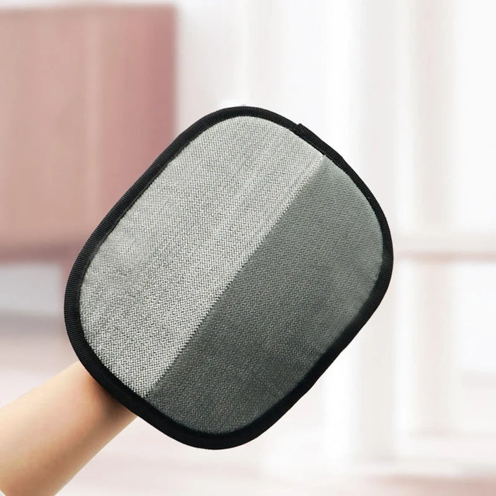 Recogida del pelo suelto con el guante